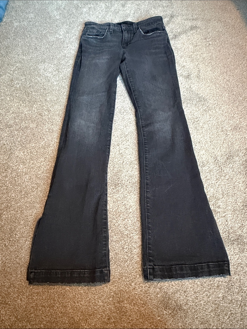 Joe's Jeans Flawless The Provocateur bootcut faded black wash size 25/0 petite